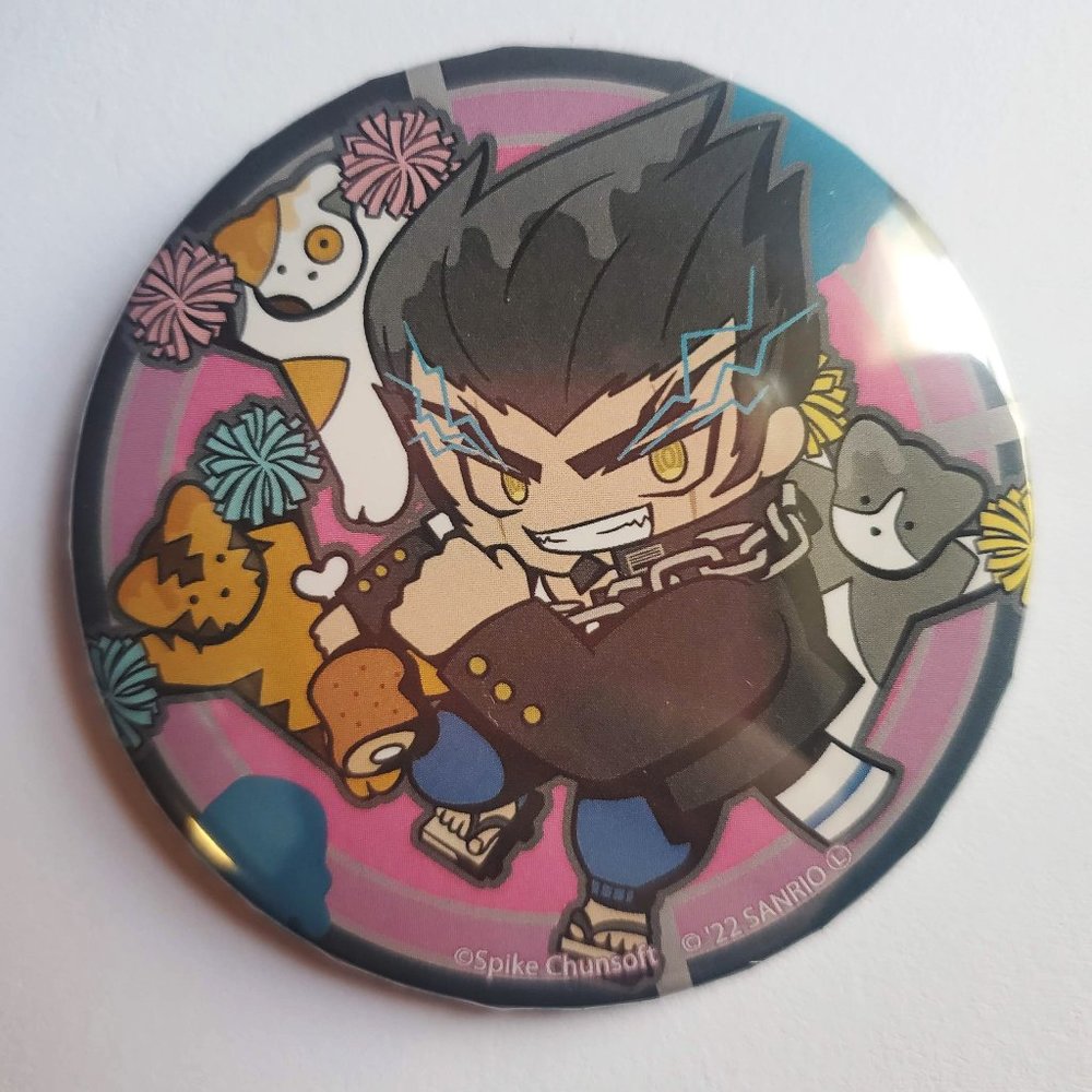Danganronpa x Sanrio - Nekomaru Nidai Can Badge